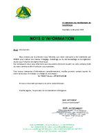 NOTE D’INFORMATION_DEPART CAMPAGNE